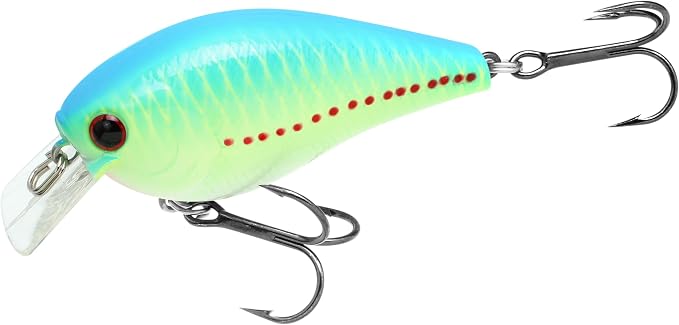LUCKY CRAFT LC 1.5 Silent Squarebill Crankbait Fishing Lure, 2-3/8", Bass Fishing Lures for Freshwater, Hard Crankbait with Treble Fishing Hooks, Fishing Accessories