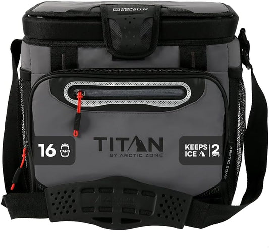 Titan by Arctic Zone Deep Freeze Cooler - Zipperless Hardbody Cooler - Deep Freeze Insulation, HardBody Liner, and SmartShelf