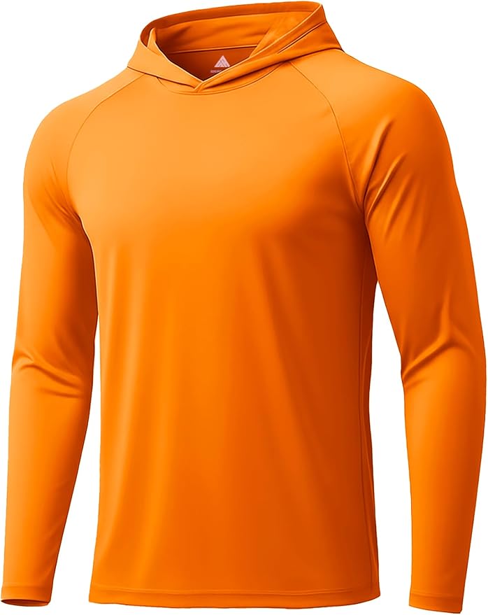 ZITY 3 Pack Men's Sun Protection Hoodie Shirt Fishing Shirts for Men UPF 50+ Long Sleeve Shirt Lightweight Rash Guard