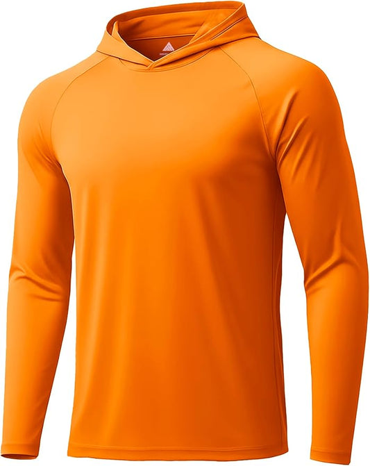 ZITY 3 Pack Men's Sun Protection Hoodie Shirt Fishing Shirts for Men UPF 50+ Long Sleeve Shirt Lightweight Rash Guard