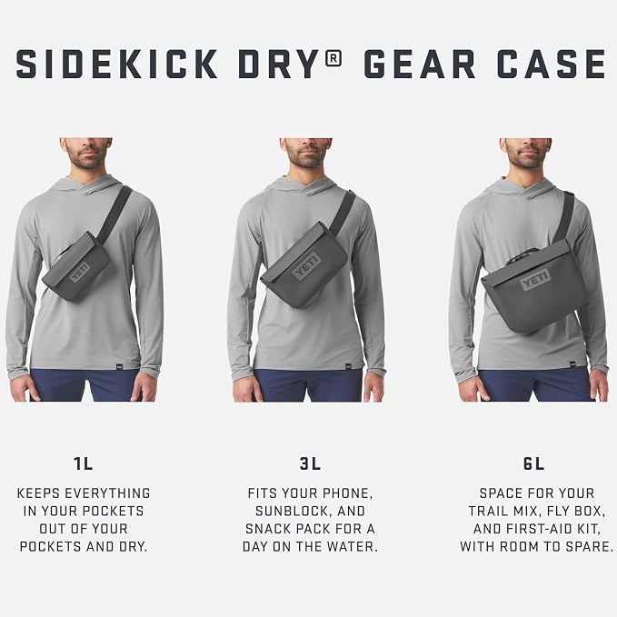 YETI Sidekick Dry 3L Gear Case, Rescue Red