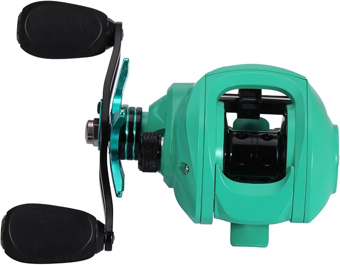 Sougayilang Baitcasting Fishing Reel with 9 + 1 Anti-Reverse Ball Bearings, 8.1:1 High-Speed Gear Ratio Casting Reel