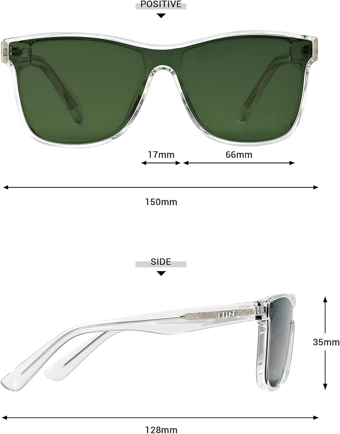 TIJN Polarized Fishing Sunglasses for Men Women UV400 Protection,Wraparound Outdoor Sports Glasses for Fishing,Hiking