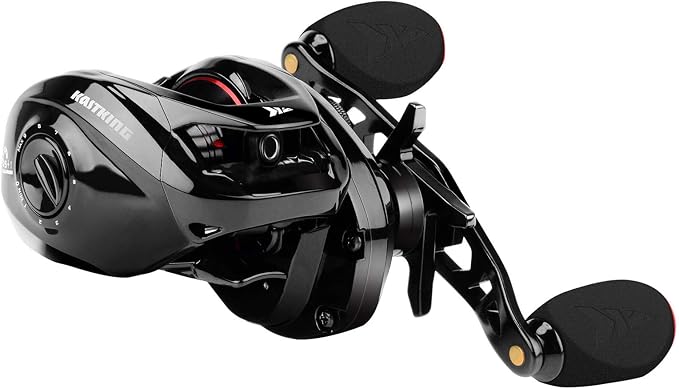 KastKing Royale Legend II Baitcasting Reels, New Compact Design Baitcaster Fishing Reel, 17.64LB Carbon Fiber Drag, Cross-Fire 8 Magnet Braking System, Available in 5.4:1 and 7.2:1