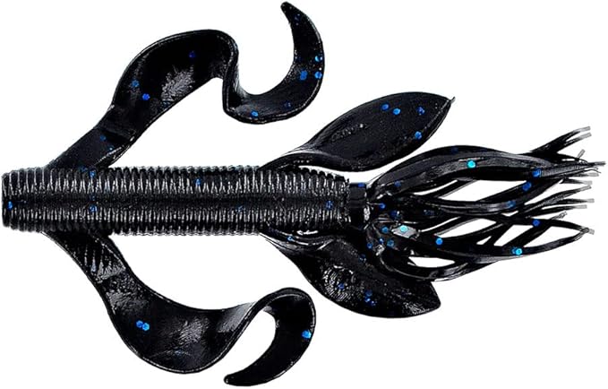 Yamamoto 4" Kreature Realistic Soft Plastic Fishing Lure Baits with Wings and Free-Flowing Skirt - 7 Pack