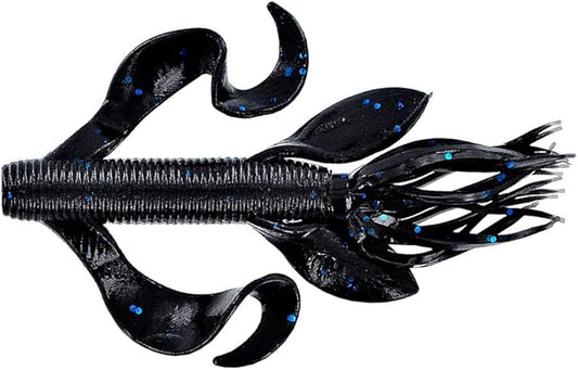 Yamamoto 4" Kreature Realistic Soft Plastic Fishing Lure Baits with Wings and Free-Flowing Skirt - 7 Pack