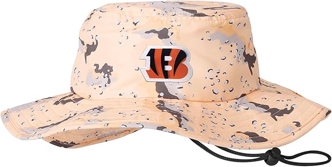 NFL Solid Team Color Logo Sport Outdoor Sun Bucket Boonie Hat