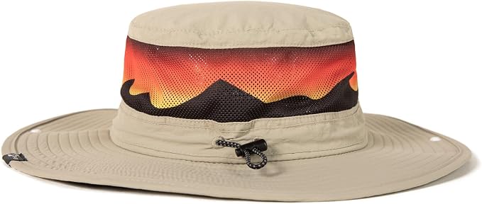 TOP-EX UVCoolix™ Bucket Hat for Men, Cooling Sun Hat Women, UPF 50 Wide Brim Boonie Hats Underbrim Prints, Breathable, M-XXL