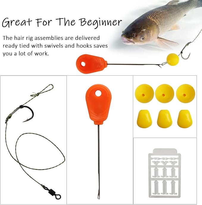 Dovesun 41PCS/151PCS Carp Fishing Hair Rigs Baits Carp Rigs Kit Fishing Equipment Accessories