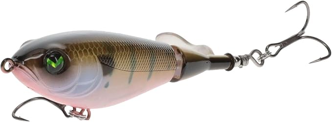 Lew's Mach Baits Patroller Propeller Bait Fishing Lure, Topwater Propeller Bait, Rotating Tail Section, Sound Chamber