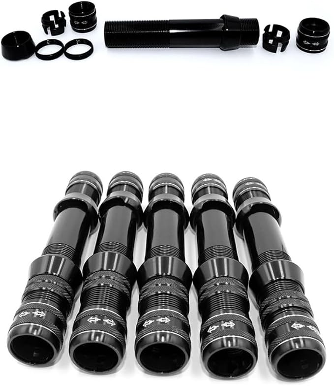 Aluminum Self-Locking Fishing Reel Seat Universal Adapter for Rod Building & Repair Fits 12-26mm Spinning, Casting & Fly Fishing Rods Multiple Colors