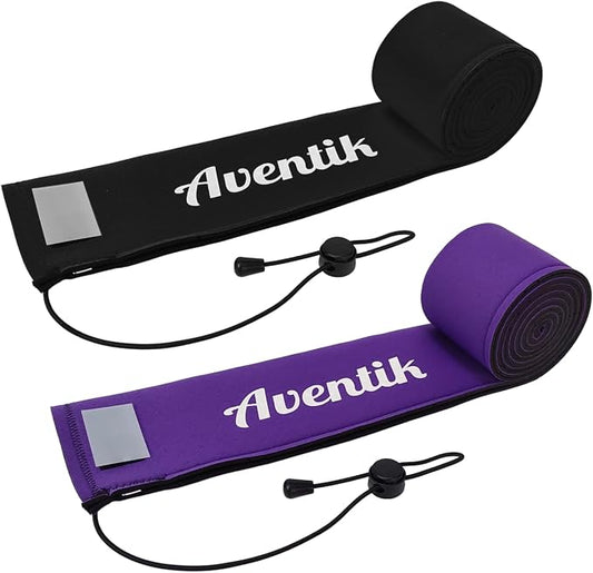 Aventik Lightproof Neoprene Rod Sleeve – Protective Fishing Rod Sock Cover with Hanging Loop & Adjustable Lanyard for Casting, Spinning & Trolling Rods