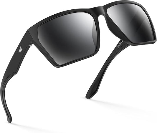 KastKing Beartrap Polarized Sports Fishing Sunglasses, With PuriVex Protective Lens Coating, Square Frame Design, Men Women