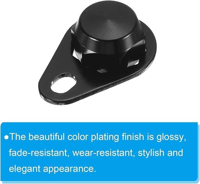 PATIKIL Fishing Reel Screw Nut Locking Plate Right Handle Locking Caps Screw Nut Replacement for DIY Fishing Accessories
