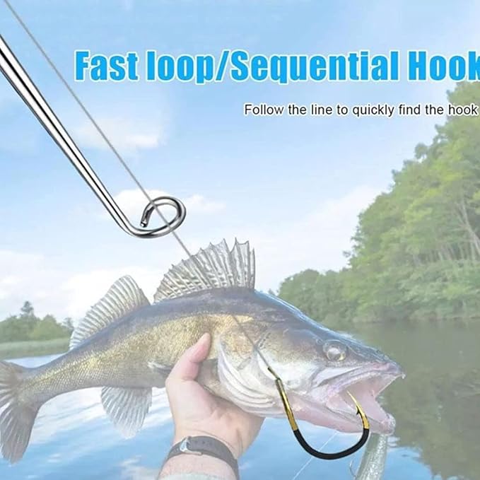 Quick Fish Hook Remover Tool 3 Set Fishhook Easy Removal Detacher for Fishing Accessories Stainless Steel Fish Hook Disconnect Extractor Device Gadgets Kit