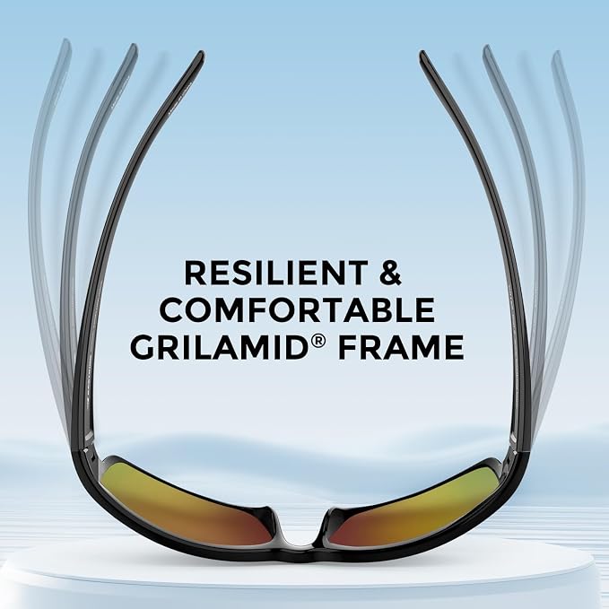 KastKing Skidaway Polarized Sport Sunglasses for Men and Women,Ideal for Driving Fishing Cycling and Running,UV Protection