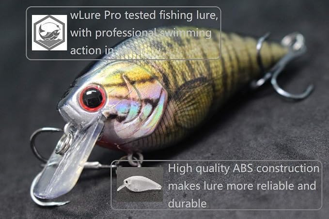 Minnow Crankbait for Bass Fishing Bass Lure Jerkbait Fishing Lures and Tackle Box