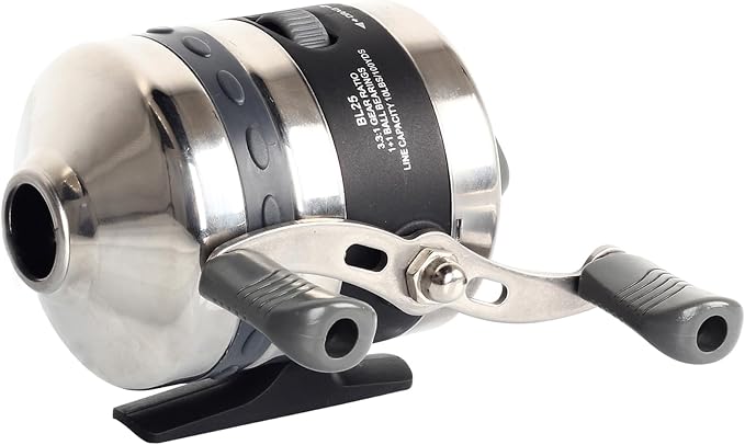 Bowfishing Reel with Fishing Reel Seat Left and Right Reversible Handle,for Compound Bow and Recurve Bow