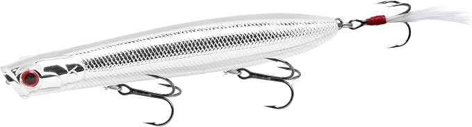LUCKY CRAFT Gunfish 117 Freshwater Fishing Lures, Top Water Fishing Gear for Trout and Bass Fish, Spooks Cupped Mouth Walker, Long Casting Treble Hooks, Fish Accessories for Tackle Box