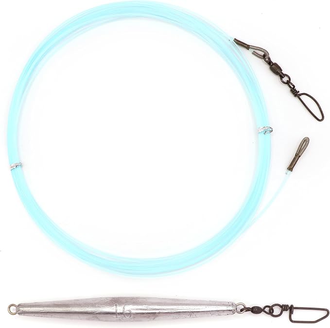Shock Leader with Trolling Weight for High Speed Trolling | Clarkspoon