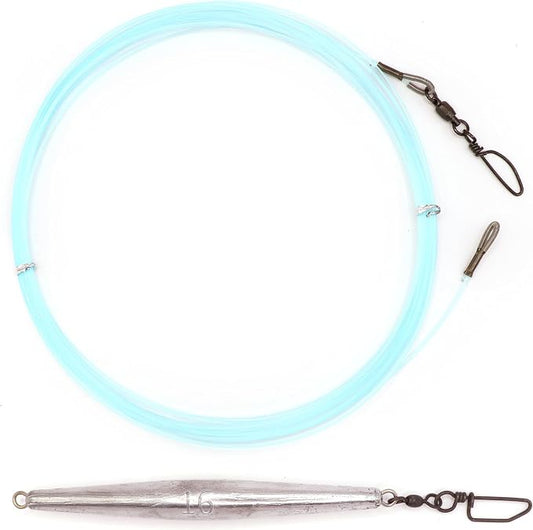 Shock Leader with Trolling Weight for High Speed Trolling | Clarkspoon
