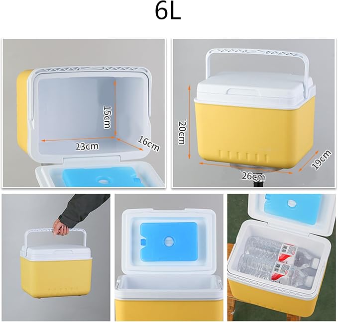 Outdoor Camping Coolers Ice Box Insulated Chest Beverages Food Thermal Incubator for Outdoor Picnics Fishing Box Beverages Food Thermal Incubator