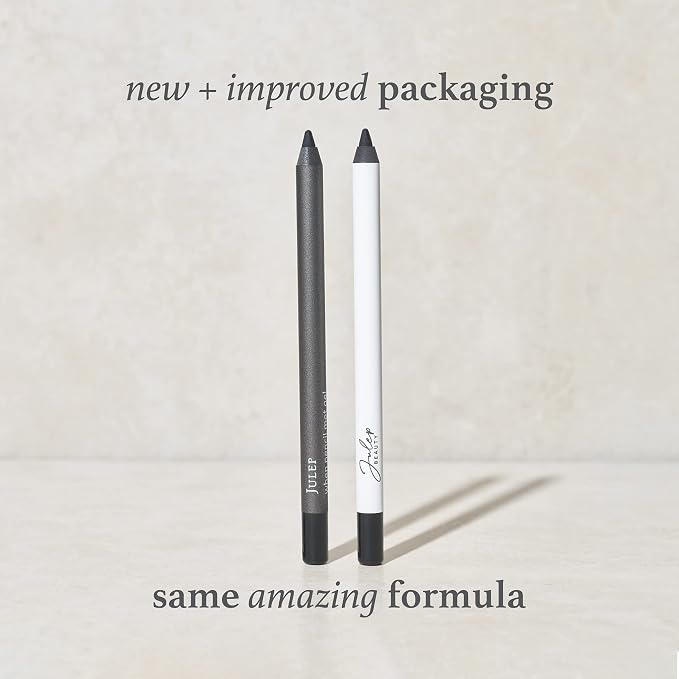 Julep When Pencil Met Gel Sharpenable Multi-Use Longwear Eyeliner Pencil - Ocean Blue & Blackest Black - Transfer-Proof - High Performance Liner Duo.