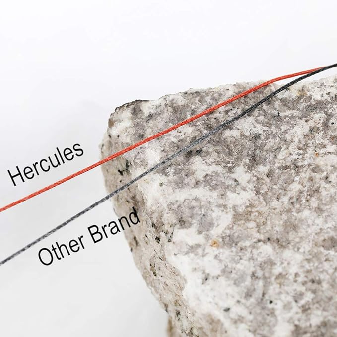 HERCULES Cost-Effective Super Strong 4 Strands Braided Fishing Line 6LB to 100LB Test for Salt-Water, 109/328 / 547/1094 Yards (100M / 300M / 500M / 1000M), Diam# 0.08MM - 0.55MM, Hi-Grade