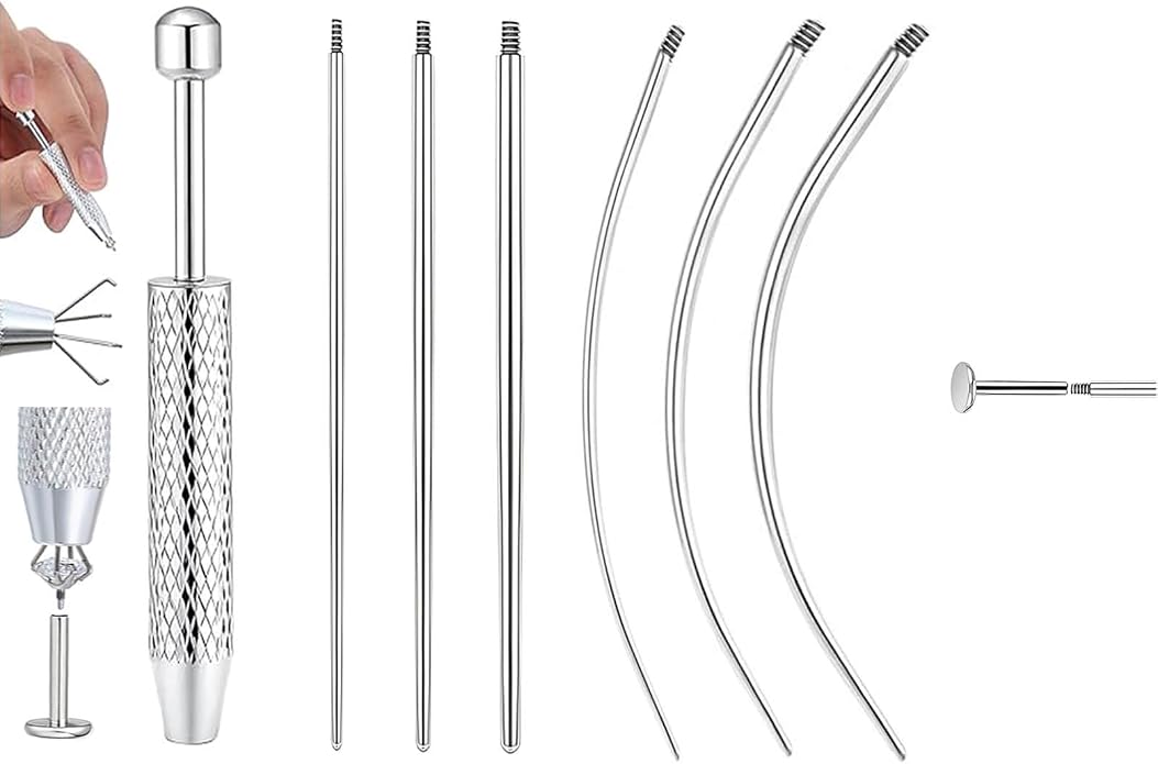 Uni-J Piercing Taper Ball Grabber Tool for Changing Jewelry - 14G 16G 18G 20G Threadless/Internal thread/External Thread Stretching Kit for Ear/Nose/Navel/Nipple/Lip/Eyebrow/Tongue