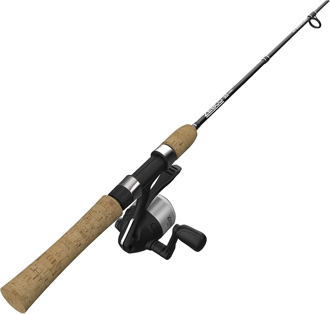 Zebco 33 Cork Reel and Fishing Rod Combo, Graphite Rod with Cork Handle, QuickSet Anti-Reverse Fishing Reel with Bite Alert