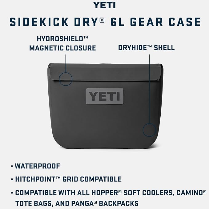 YETI Sidekick Dry 6L Gear Case, Venom