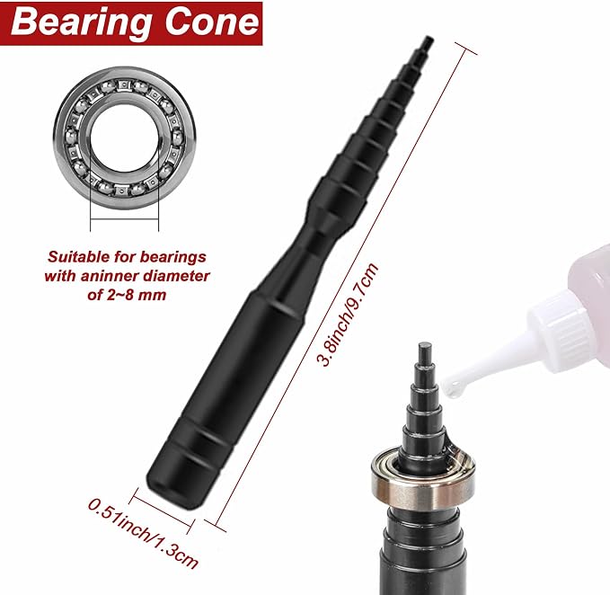 Aventik Fishing Reel Maintenance Kit, Include 24 in 1 Magnetic Screwdriver, Fishing Reel Remover Tool Kit, Fishing Reel Oil All in One Bag