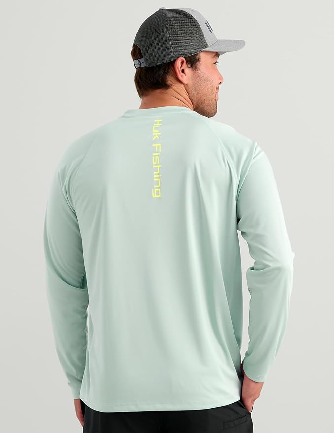 HUK Mens Pursuit Vented Long Sleeve, 30 UPF Fishing Shirt