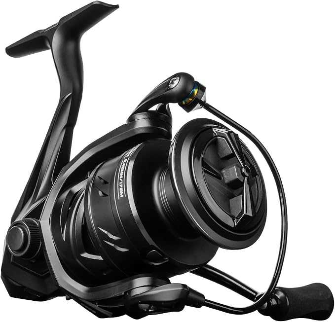 Handing M1 Spinning Reel Freshwater Fishing Reel, 9+1 Ball Bearings for Smooth Performance, Up to 26.5 lbs Max Drag Power, CNC Aluminum Spool, 500 Size for Light Fishing, 2000 for Versatile Freshwater