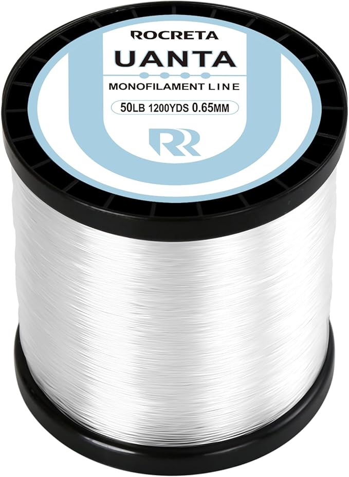 UANTA Monofilament Fishing Line, Superior Abrasion Resistance Mono Line, Ultimate Saltwater Fishing Line Leader Materials, 2025 New Fishing Line Unique Camo Design