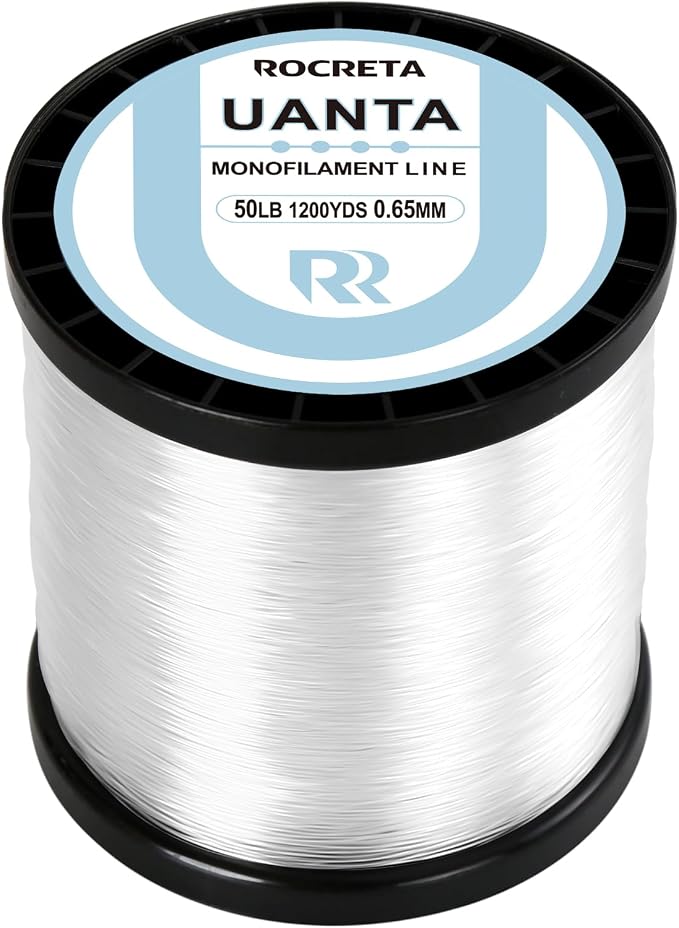 UANTA Monofilament Fishing Line, Superior Abrasion Resistance Mono Line, Ultimate Saltwater Fishing Line Leader Materials, 2025 New Fishing Line Unique Camo Design