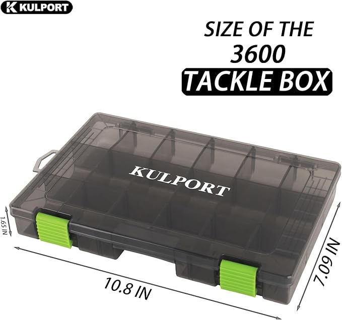Fishing Tackle Bag with One 3600 Tackle Box for Freshwater Fishing or Saltwater Fishing Non-Slip Shoulder Strap & Suitable for 3700/3600/3500 Tackle Box