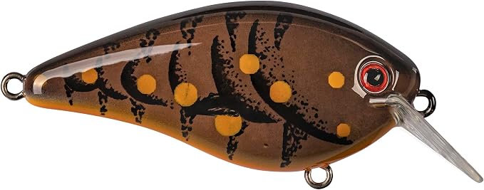 Strike King KVD 1.5 Hard Knock Fishing Lure, 3/8 oz, 3D Lifelike Eyes