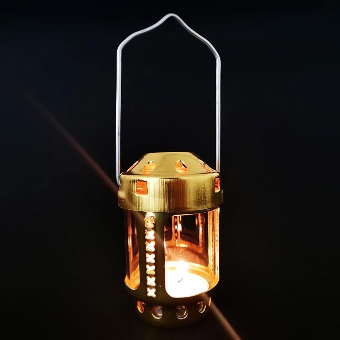 Portable Candle Lantern Night Fishing ing Outdoor Camping Aluminium Alloy Candle Lamp