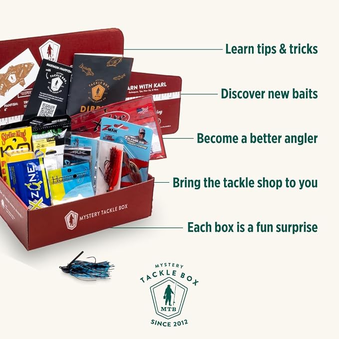 Catch Co Mystery Tackle Box Panfish & Trout Fishing Kit | Trout Fishing | Crappie | Bluegill | Perch | Sunfish | Panfish Fishing