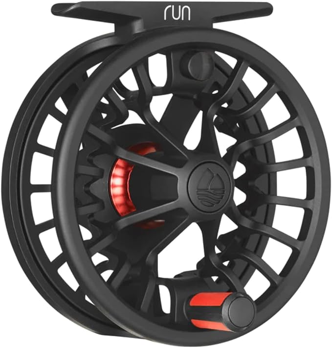 Redington Run Fly Fishing Reel – Lightweight All-Water Reel with Carbon Fiber Drag, Large Arbor, Die-Cast Frame & Ergonomic Handle – 3/4, 5/6 & 7/8 Weights for Trout, Redfish, Bass & More