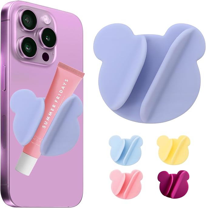 Lip Gloss Phone Case for Lipstick Lip Balm Compatible with All Phone Models Purple