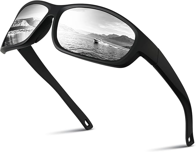 Polarized Sunglasses for Men and Women - Running Glasses UV Protection for Fishing Running Cycling Driving
