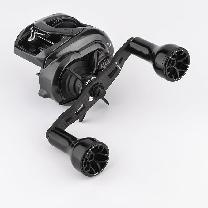 GOMEXUS Power Handle Compatible for Shimano SLX Tranx Curado Daiwa Tatula Zillion Steez Abu Garcia 13 Fishing Baitcasting Reel Crank Bass Fishing