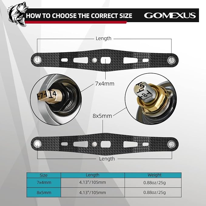 GOMEXUS Power Handle Compatible for Shimano SLX Tranx Curado Daiwa Tatula Zillion Steez Abu Garcia 13 Fishing Baitcasting Reel Crank Bass Fishing