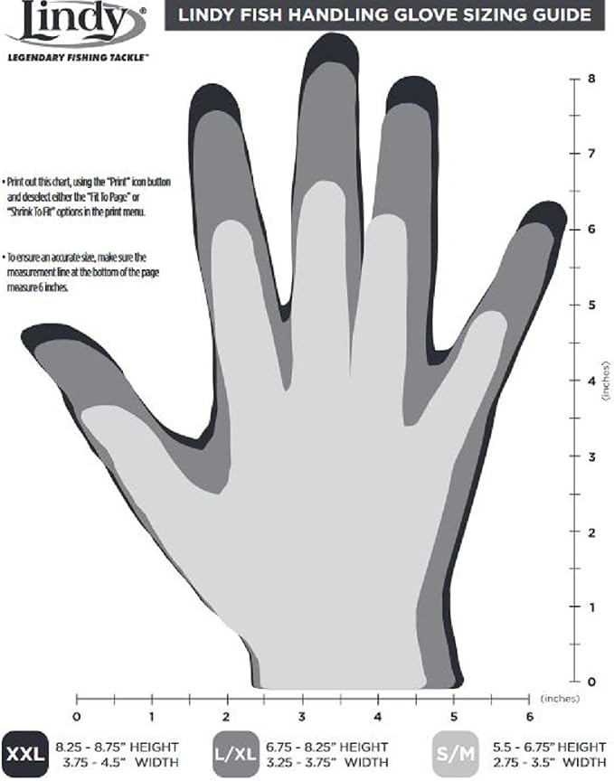 Lindy Fish Handling Glove Puncture-Proof and Cut Resistant Fish-Grabbing Glove