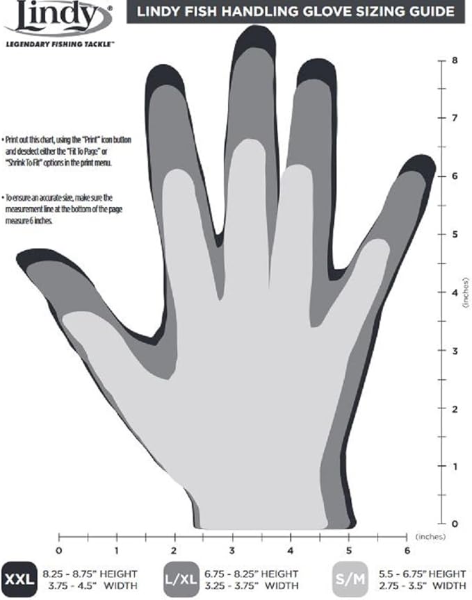 Lindy Fish Handling Glove Puncture-Proof and Cut Resistant Fish-Grabbing Glove