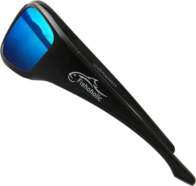 Fishoholic Polarized Bi-Focal Fishing Sunglasses with Reader Magnification (1.5x, 2.0x, 2.5x Options) and UV400 Protection