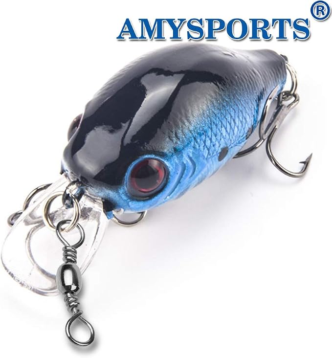 AMYSPORTS High Strength Fishing Swivels Barrel Solid Ring Barrel Fishing Swivel Rolling Fishing Tackle Line Connector Saltwater Freshwater Stainless Steel Accessories
