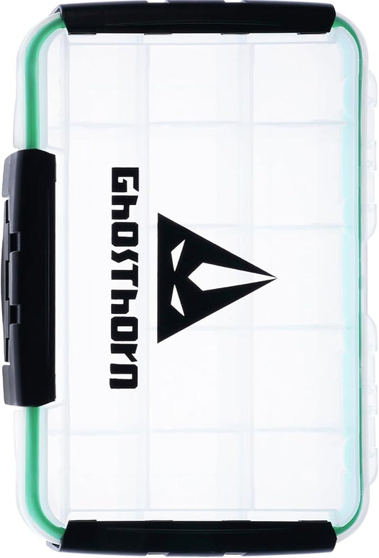 Ghosthorn Fishing Tackle Box, Waterproof 3600 and 3700 Tackle Trays, Plastic Tackle Box Organizer with Removable Dividers Storage Lure Box for Lures 1 Pack (3600 * 1)